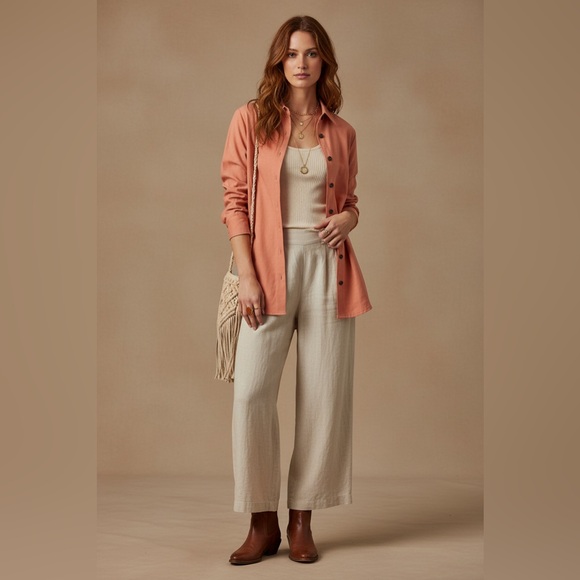 LuLaRoe Abigail Flannel Shirt - Picture 3 of 5